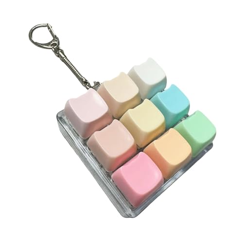 Oshhni -Klicker-Spielzeug, Zappelspielzeug, Würfel, kompakt, lustiger Zeitvertreib, Geschenke für Erwachsene, tragbarer mechanischer, Regenbogenkatze Oshhni -Klicker-Spielzeug, Zappelspielzeug, Würfel, kompakt, lustiger Zeitvertreib, Geschenke für Erwachsene, tragbarer mechanischer, Regenbogenkatze von Oshhni