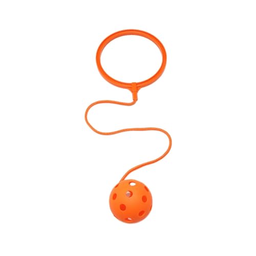 Oshhni Knöchel-Skipp-Ball für, und Hüpfspielzeug, Sprungseile, Knöchelspielzeug für den Rasen, Orange von Oshhni