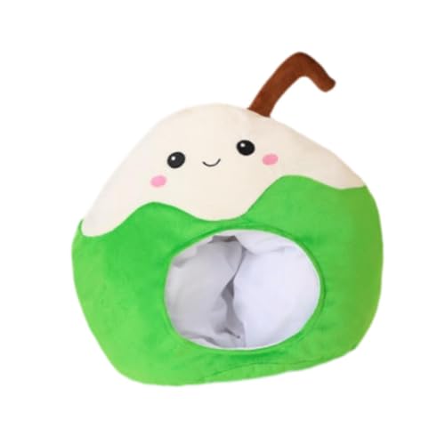 Oshhni Kokosnuss -Kopfbedeckungshut Cosplay einzigartige Foto Requisiten Selfie Hut für Karneval Holiday Oshhni Kokosnuss -Kopfbedeckungshut Cosplay einzigartige Foto Requisiten Selfie Hut für Karneval Holiday von Oshhni