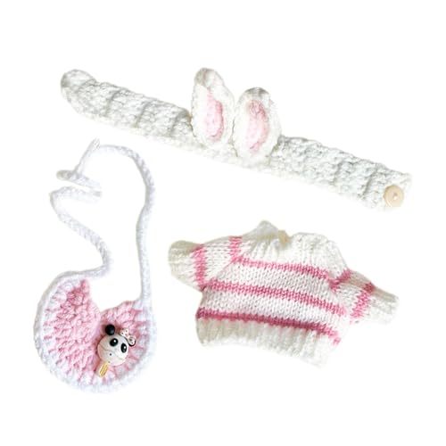 Oshhni Kostüme für Puppen, Modische Pullover für Mädchen, Abnehmbare Anhänger Und Outfits, Rosa Oshhni Kostüme für Puppen, Modische Pullover für Mädchen, Abnehmbare Anhänger Und Outfits, Rosa von Oshhni