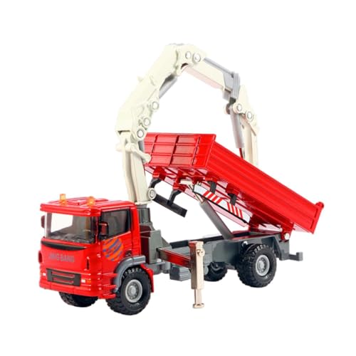Oshhni Kran-LKW-Spielzeug, Druckguss-Kranmodell, realistisch für Kinder, Jungen und Mädchen, Spielzeug-LKW für Bautechnik, Fahrzeugmodell, Rot Oshhni Kran-LKW-Spielzeug, Druckguss-Kranmodell, realistisch für Kinder, Jungen und Mädchen, Spielzeug-LKW für Bautechnik, Fahrzeugmodell, Rot von Oshhni