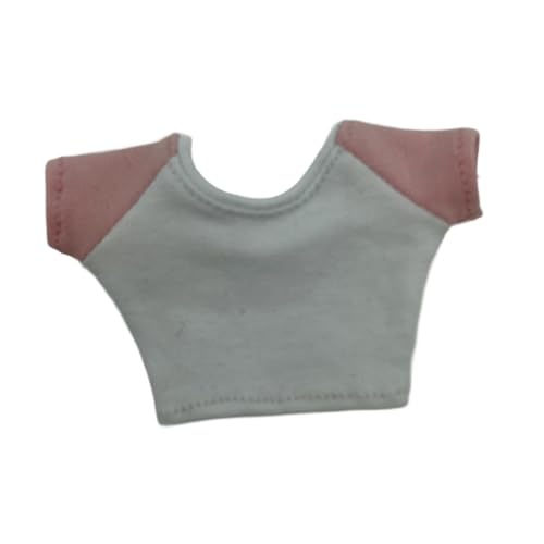 Oshhni Kurzärmeliges T-Shirt im Maßstab 1/6, Miniatur-Kleidungskostüm für 12-Zoll-Figuren, Verkleidungsaccessoire für Puppenmodelle, Rosa Oshhni Kurzärmeliges T-Shirt im Maßstab 1/6, Miniatur-Kleidungskostüm für 12-Zoll-Figuren, Verkleidungsaccessoire für Puppenmodelle, Rosa von Oshhni