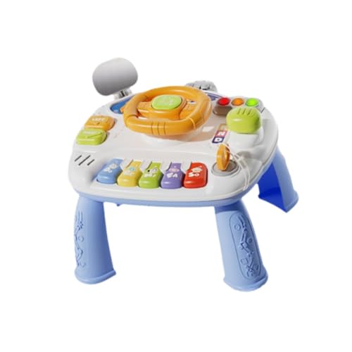 Oshhni Lenkrad-Spielzeug, Baby-Aktivitätstisch, Ampeln, Vorschule, frühes Lernspielzeug, Musikspielzeug für Jungen, Blau Oshhni Lenkrad-Spielzeug, Baby-Aktivitätstisch, Ampeln, Vorschule, frühes Lernspielzeug, Musikspielzeug für Jungen, Blau von Oshhni