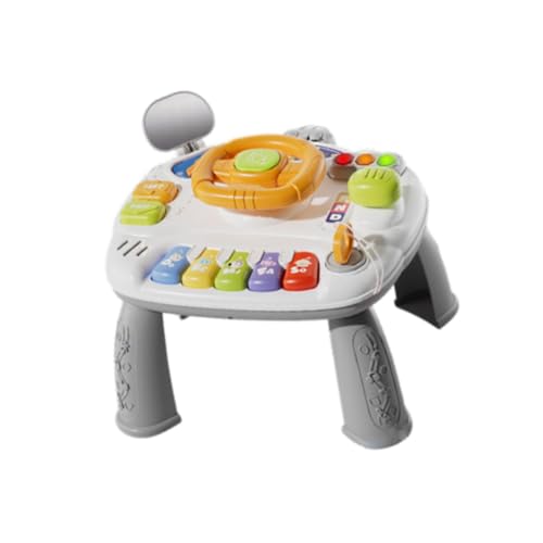 Oshhni Lenkrad-Spielzeug, Baby-Aktivitätstisch, Ampeln, Vorschule, frühes Lernspielzeug, Musikspielzeug für Jungen, Grau Oshhni Lenkrad-Spielzeug, Baby-Aktivitätstisch, Ampeln, Vorschule, frühes Lernspielzeug, Musikspielzeug für Jungen, Grau von Oshhni