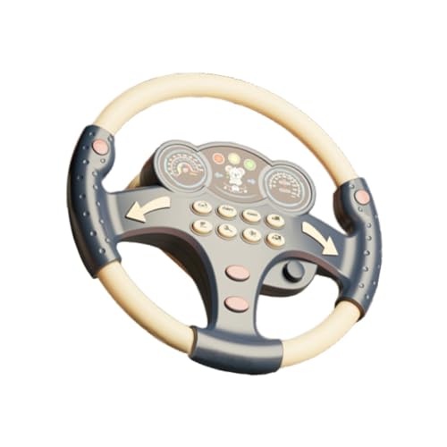 Oshhni Lenkradspielzeug tound totzing Kinder Sound Spiel tragbares Fahrcontroller Musical Aktivitäten für Mädchen Jungen Geschenk, Blau von Oshhni