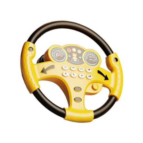 Oshhni Lenkradspielzeug tound totzing Kinder Sound Spiel tragbares Fahrcontroller Musical Aktivitäten für Mädchen Jungen Geschenk, Gelb Oshhni Lenkradspielzeug tound totzing Kinder Sound Spiel tragbares Fahrcontroller Musical Aktivitäten für Mädchen Jungen Geschenk, Gelb von Oshhni
