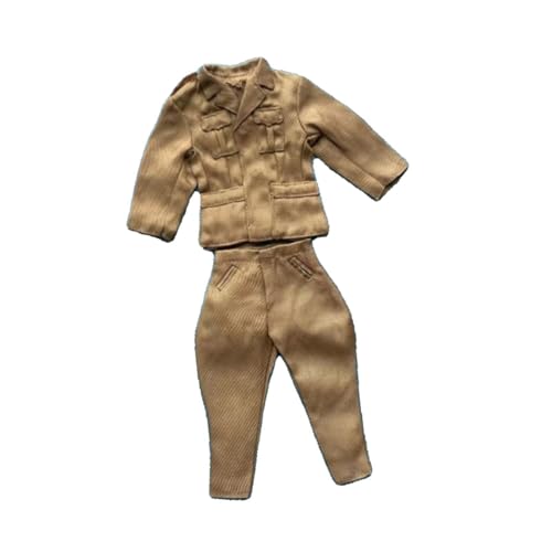 Oshhni Männliche Figur im Maßstab 1:6, Puppenkleidung, Outfit, Kostüm, Anzieh, Rollenspiel, Spielzeug, kompletter Anzug, Hose, Mantel für Oshhni Männliche Figur im Maßstab 1:6, Puppenkleidung, Outfit, Kostüm, Anzieh, Rollenspiel, Spielzeug, kompletter Anzug, Hose, Mantel für von Oshhni