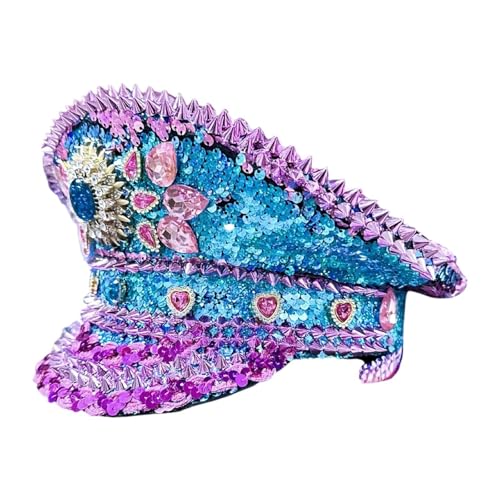 Oshhni Mardi Gras Hut Dress Up Top -Hut für Maskerade -Bühnenaufführung Oshhni Mardi Gras Hut Dress Up Top -Hut für Maskerade -Bühnenaufführung von Oshhni