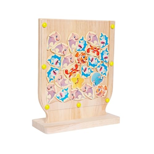 Oshhni Matching-Spiel, Brettspiele aus Holz, pädagogisches Lern- und Bildungsspielzeug, Memory-Spiel für Kinder ab 3 Jahren, Vorschulkind von Oshhni