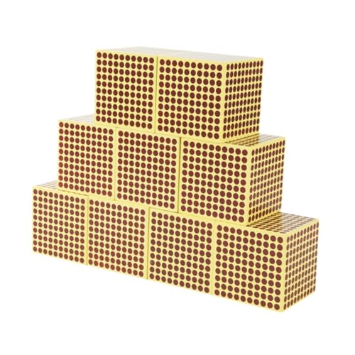 Oshhni Mathematikmanipulative Materialien, Mathematikspielzeug, Feinmotorik, hölzerne Dezimalbasisspielzeug, Kinder frühes Entwicklungsspiel für 3 Jahre alt, 9 Stück Oshhni Mathematikmanipulative Materialien, Mathematikspielzeug, Feinmotorik, hölzerne Dezimalbasisspielzeug, Kinder frühes Entwicklungsspiel für 3 Jahre alt, 9 Stück von Oshhni