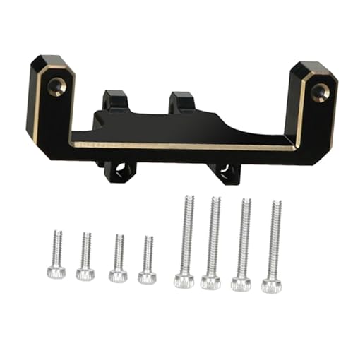 Oshhni Messing RC Servo Bracket Set Servomechanism Bracket Fernbedienungsteile für SCX24 AXI00001 AXI0006 RC Crawler Car Teile von Oshhni