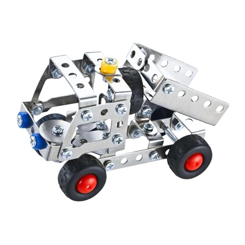Oshhni Metallmodell-Set, technische Bausteine, kreatives, realistisches technisches Fahrzeugmodell für die Entwicklung von Oshhni