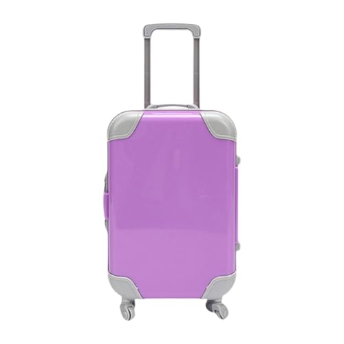 Oshhni Mini-Koffer, Wimpernhalter, Miniatur-Puppenkoffer, Puppenhaus-Zubehör zum Anziehen, Lila Oshhni Mini-Koffer, Wimpernhalter, Miniatur-Puppenkoffer, Puppenhaus-Zubehör zum Anziehen, Lila von Oshhni