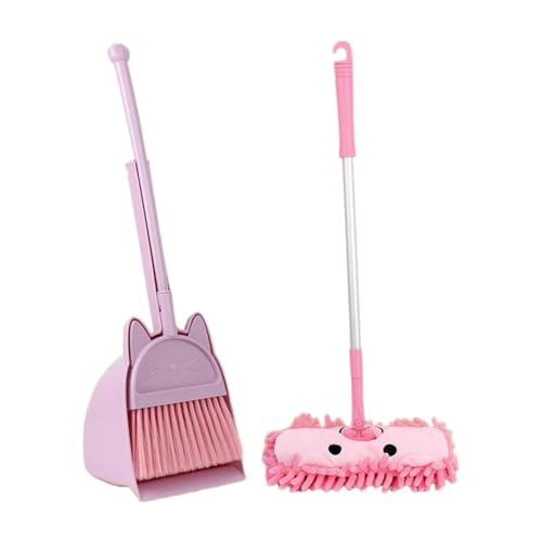 Oshhni Mini- und Kehrschaufel-Mopp-Set für, Reinigungsset, Cartoon, lehrreich, Kleiner Haushaltshelfer für den Kindergarten, Lila Oshhni Mini- und Kehrschaufel-Mopp-Set für, Reinigungsset, Cartoon, lehrreich, Kleiner Haushaltshelfer für den Kindergarten, Lila von Oshhni