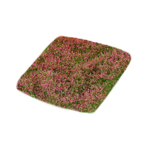 Oshhni Miniatur -Gelände statisches Gras buschiges Modell Gras vielseitig künstliche Ornament Fake für Rasenpuppenhaus Baudekoration Dekor, Rose Rot Oshhni Miniatur -Gelände statisches Gras buschiges Modell Gras vielseitig künstliche Ornament Fake für Rasenpuppenhaus Baudekoration Dekor, Rose Rot von Oshhni