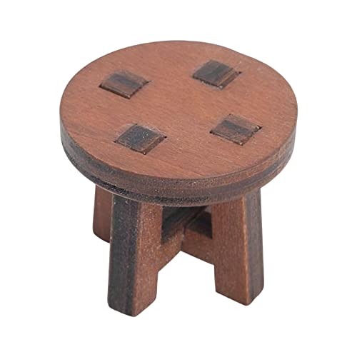 Oshhni Miniatur Holzstuhl für Puppenhaus Dekoration von Oshhni
