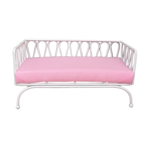 Oshhni Miniatur Puppenhaus Sofa Mini Bank Stuhl Lounge 1/12 Maßstab Puppenhaus Couch Metallstuhl, Weiß Oshhni Miniatur Puppenhaus Sofa Mini Bank Stuhl Lounge 1/12 Maßstab Puppenhaus Couch Metallstuhl, Weiß von Oshhni