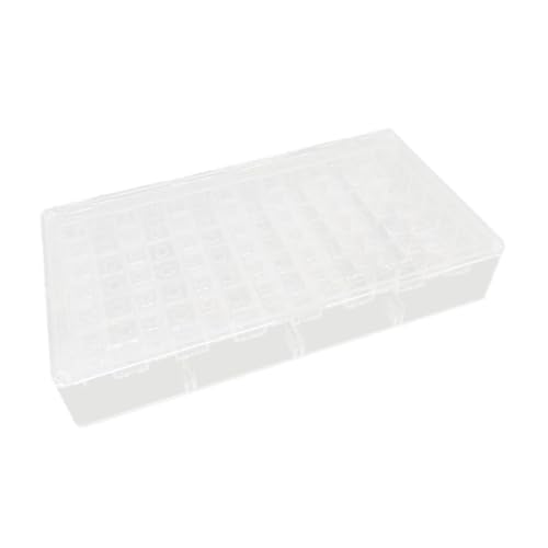Oshhni Modell Hobbysammlung Gummi -Reifen -Aufbewahrungsbox klar vielseitiger Gebrauch Organisator Staubdicht für Jungen Kinder Erwachsene Sammler, 42 Gitter von Oshhni