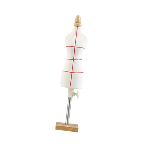 Oshhni Modellpuppe für Näharbeiten mit Sockel für Puppenhaus, 26 cm und quadratische Basis Oshhni Modellpuppe für Näharbeiten mit Sockel für Puppenhaus, 26 cm und quadratische Basis von Oshhni