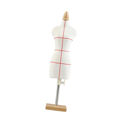 Oshhni Modellpuppe für Näharbeiten mit Sockel für Puppenhaus, 33 cm und quadratische Basis Oshhni Modellpuppe für Näharbeiten mit Sockel für Puppenhaus, 33 cm und quadratische Basis von Oshhni