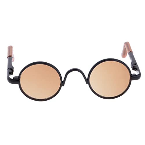 Oshhni Moderne Sonnenbrille für Puppe 1/3 LUT Eyewear Gold, Eleganter Rahmen in Schwarz Oshhni Moderne Sonnenbrille für Puppe 1/3 LUT Eyewear Gold, Eleganter Rahmen in Schwarz von Oshhni