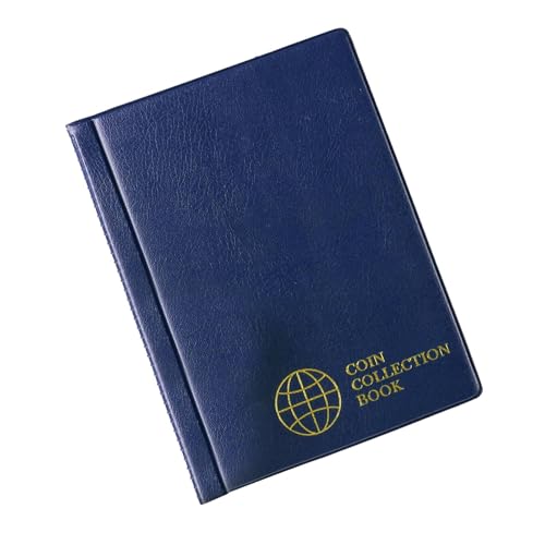 Oshhni Münzsammlungsseite, Lagerhülle Organizer, Binder Penny Pocket für Sammler, Quartiere, Münze, Pennies, Stempel, Blau Oshhni Münzsammlungsseite, Lagerhülle Organizer, Binder Penny Pocket für Sammler, Quartiere, Münze, Pennies, Stempel, Blau von Oshhni