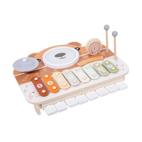 Oshhni Musical Toy Xylophon für Kinder Handkoordination Musical Learning Toy Bildungsspielzeug für 1 2 3 Jahre alte Kleinkinder von Oshhni