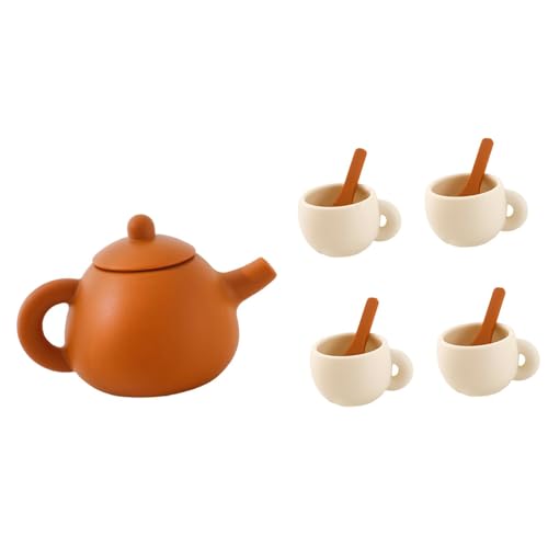 Oshhni Nachmittagstee-Rollenspiel, Rollenspiel-Küche für, Teeparty-Set, Küchenspielset für Jungen und Mädchen, Kein Tablett Oshhni Nachmittagstee-Rollenspiel, Rollenspiel-Küche für, Teeparty-Set, Küchenspielset für Jungen und Mädchen, Kein Tablett von Oshhni