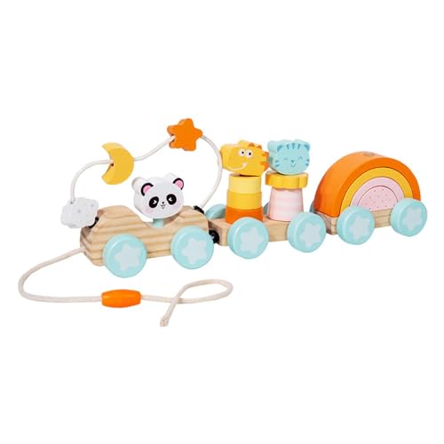 Oshhni Nachziehspielzeug, Kleinkindspielzeug, fördert die motorischen Fähigkeiten zum Gehen, aus Holz, für Kinder, Kleinkinder, Jungen und Mädchen im Alter Oshhni Nachziehspielzeug, Kleinkindspielzeug, fördert die motorischen Fähigkeiten zum Gehen, aus Holz, für Kinder, Kleinkinder, Jungen und Mädchen im Alter von Oshhni