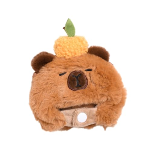 Oshhni Niedliche Puppen-Capybara-Mütze, handgefertigte Kopfbedeckung für 15–17 cm große Puppen, verkleiden Neujahrsgeschenke von Oshhni