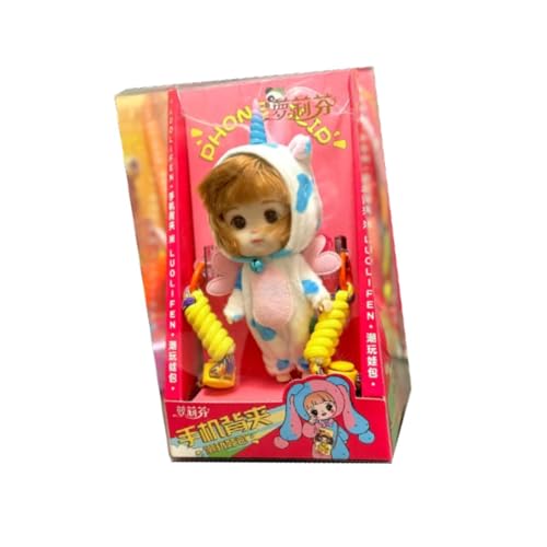 Oshhni Niedliches Puppen-Schlafsack-Puppen-Mobile-Clip-Zubehör, süßes leichtes Mädchen-Geburtstagsgeschenk für Büro, Zuhause, Auto, Rosa Einhorn Oshhni Niedliches Puppen-Schlafsack-Puppen-Mobile-Clip-Zubehör, süßes leichtes Mädchen-Geburtstagsgeschenk für Büro, Zuhause, Auto, Rosa Einhorn von Oshhni