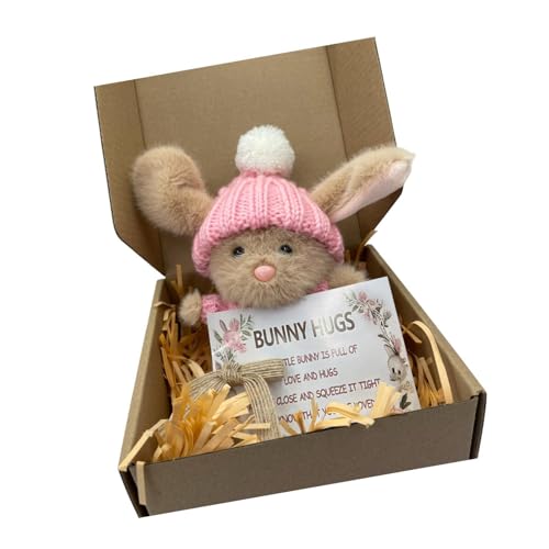 Oshhni Ostergeschenk Mini Bunny Doll Szene Layout schmücken Dekoration mit Geschenkboxdekoration, Rosa Oshhni Ostergeschenk Mini Bunny Doll Szene Layout schmücken Dekoration mit Geschenkboxdekoration, Rosa von Oshhni