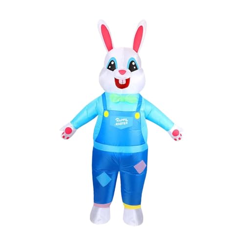 Oshhni Ostern aufblasbare Hasenkostüm süßer Ganzkörperhasenanzug für Dress -up -Cosplay Oshhni Ostern aufblasbare Hasenkostüm süßer Ganzkörperhasenanzug für Dress -up -Cosplay von Oshhni
