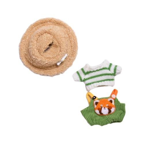 Oshhni Outfits für Puppen mit Hosenträgern Und Hut, Geeignet für 6,69 Zoll bis 5,91 Zoll Große Puppen Oshhni Outfits für Puppen mit Hosenträgern Und Hut, Geeignet für 6,69 Zoll bis 5,91 Zoll Große Puppen von Oshhni