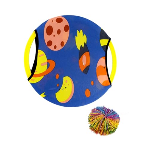 Oshhni Paddle Catching Balls Party liefert tragbare Strandbälle Spiele Eltern -Kinder -Interaktionsspiel für Kinder Erwachsene Familie, Blau von Oshhni