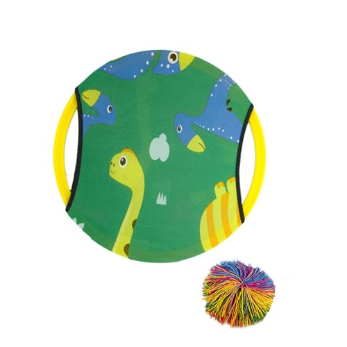 Oshhni Paddle Catching Balls Party liefert tragbare Strandbälle Spiele Eltern -Kinder -Interaktionsspiel für Kinder Erwachsene Familie, GrÜn von Oshhni