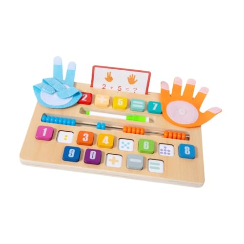 Oshhni Pädagogisches Lernspielzeug mit Zahlen, Mathe-Spiele, Fingerzähl-Mathe-Spielzeug, Lernspielzeug von Oshhni