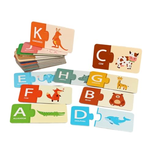 Oshhni Passendes Spiel, tragbares Lernspielzeug, frühes Lernspielzeug für den Kindertag als Geschenk, Alphabet von Oshhni