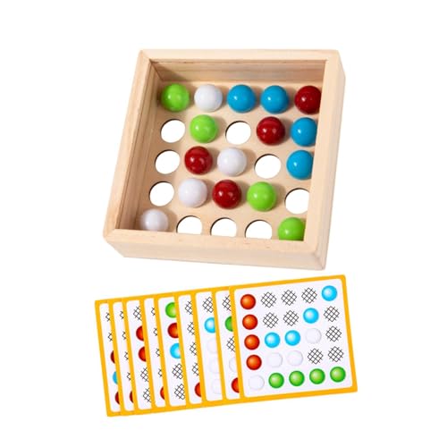 Oshhni Perlenfarben -Matching -Spiel logisches Spiel Verbesserung der Motorfähigkeiten Aktivität Farbsortierspiel für Kinder Alter 3 4 5 6 7 Jahre alt von Oshhni