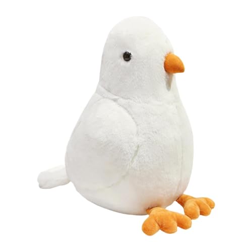 Oshhni Pigeon Plüschspielzeug ausgestopft Tierheimdekor ausgestopfte Vogel für Garten Jungen Mädchen, Weiß Oshhni Pigeon Plüschspielzeug ausgestopft Tierheimdekor ausgestopfte Vogel für Garten Jungen Mädchen, Weiß von Oshhni