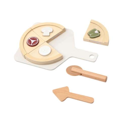 Oshhni Pizzaspielzeug aus Holz, Spielset, Lernspielzeug, Entwicklung, Rollenspiel, Küchenzubehör, kreativ für Kleinkinder, Jungen, Mädchen, Kinder, Ohne Ofen Oshhni Pizzaspielzeug aus Holz, Spielset, Lernspielzeug, Entwicklung, Rollenspiel, Küchenzubehör, kreativ für Kleinkinder, Jungen, Mädchen, Kinder, Ohne Ofen von Oshhni