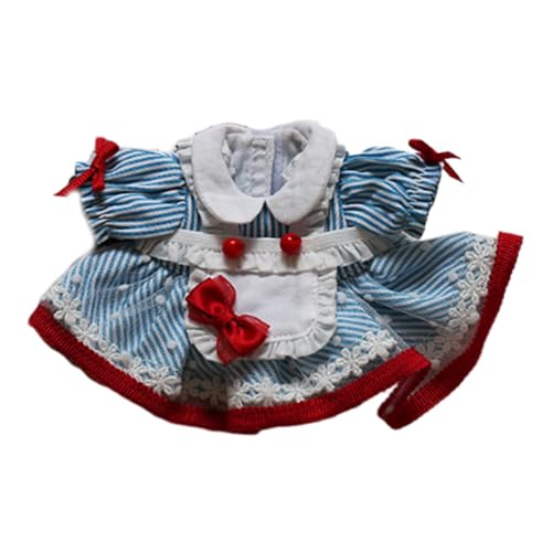 Oshhni Plüsch Doll Kleid Girl Doll Kleidung Koordination Geburtstagsgeschenke Flexibilität für Kinder Geburtstagsgeschenk Imagination Kostüme, Blau von Oshhni