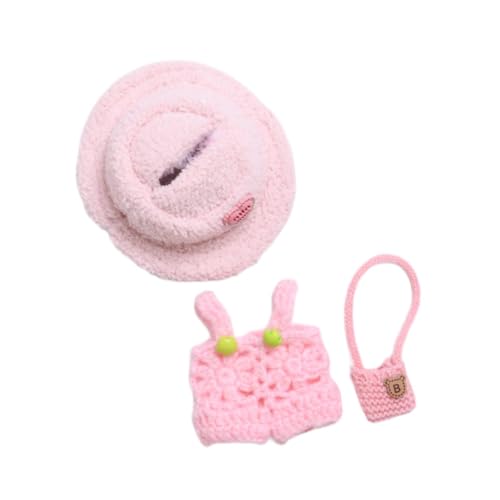 Oshhni Plüsch-Puppenkleidung, Kostüme, Zubehör, Rollenspielanzug, stilvolles, süßes Puppenzubehör, zum Verkleiden für 17-cm-Puppen, Neujahrsgeschenke, Rosa Kleiderhuttasche Oshhni Plüsch-Puppenkleidung, Kostüme, Zubehör, Rollenspielanzug, stilvolles, süßes Puppenzubehör, zum Verkleiden für 17-cm-Puppen, Neujahrsgeschenke, Rosa Kleiderhuttasche von Oshhni