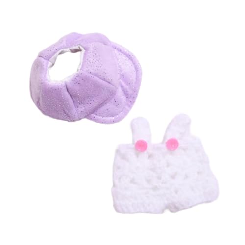Oshhni Plüsch-Puppenkleidung, Kostüme, Zubehör, Rollenspielanzug, stilvolles, süßes Puppenzubehör, zum Verkleiden für 17-cm-Puppen, Neujahrsgeschenke, Weißer Kleiderhut Oshhni Plüsch-Puppenkleidung, Kostüme, Zubehör, Rollenspielanzug, stilvolles, süßes Puppenzubehör, zum Verkleiden für 17-cm-Puppen, Neujahrsgeschenke, Weißer Kleiderhut von Oshhni
