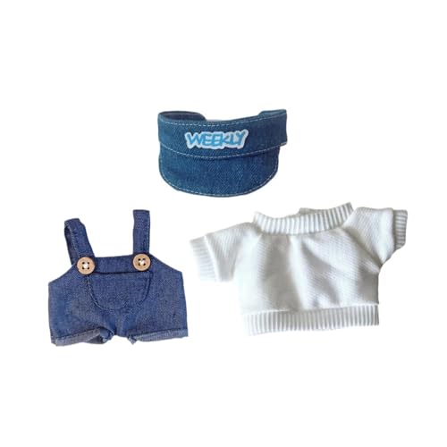 Oshhni Plüsch Puppenkleidung für 15 cm Puppenspielzeugkleidung Accessoires DIY niedliche Foto -Requisiten Puppe Keine Puppe für Kinder enthalten, Style A von Oshhni