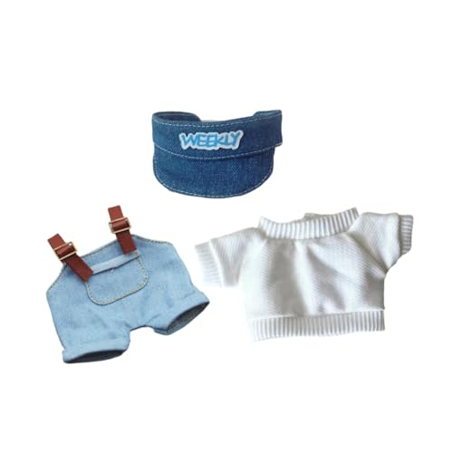 Oshhni Plüsch Puppenkleidung für 15 cm Puppenspielzeugkleidung Accessoires DIY niedliche Foto -Requisiten Puppe Keine Puppe für Kinder enthalten, Style C von Oshhni