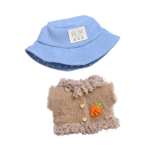 Oshhni Plüsch-Puppenmantel, Machen Sie Ihre eigenen Puppen, offener Vordermantel, Mädchen-Puppenhosen-Outfit für 5,91-Zoll-Puppen, Braun Oshhni Plüsch-Puppenmantel, Machen Sie Ihre eigenen Puppen, offener Vordermantel, Mädchen-Puppenhosen-Outfit für 5,91-Zoll-Puppen, Braun von Oshhni