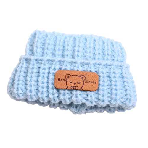 Oshhni Plüsch-Puppenmütze, niedliche Puppenmütze, bequemes DIY-Spielzeug, Cartoon-Rollenspiel-Puppe, Strickmütze, Puppenzubehör, für 17 cm große Puppen, Blau Oshhni Plüsch-Puppenmütze, niedliche Puppenmütze, bequemes DIY-Spielzeug, Cartoon-Rollenspiel-Puppe, Strickmütze, Puppenzubehör, für 17 cm große Puppen, Blau von Oshhni