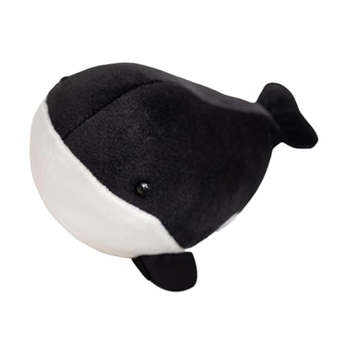 Oshhni Plüschwal-Puppe, Spielzeug, Wal, Stofftier, dekorative, kuschelige Umarmungspuppe, Spielfigur für Themenparty, Raumdekoration, Schwarz Oshhni Plüschwal-Puppe, Spielzeug, Wal, Stofftier, dekorative, kuschelige Umarmungspuppe, Spielfigur für Themenparty, Raumdekoration, Schwarz von Oshhni
