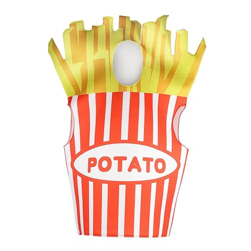 Oshhni Pommes-Frites-Kostüm, lustig, Cosplay für Maskerade, Party, Karneval, Urlaub, Erwachsene Oshhni Pommes-Frites-Kostüm, lustig, Cosplay für Maskerade, Party, Karneval, Urlaub, Erwachsene von Oshhni